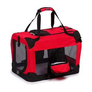 Pet Life Folding Deluxe 360 Vista View Pet Crate