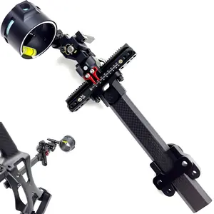 Sntxmy Micro Adjustable Compound Bow Sight with 0.019" Fiber Optics.