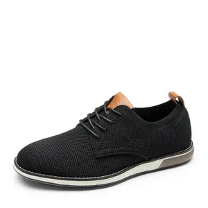Bruno Marc Men's Knitted Oxford Casual Dress Shoes