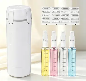 4 in 1 Travel Dispenser Bottle, Sealed Leak Proof Refillable Container for Shampoo Lotion & Cosmetic Liquids, TSA Approved Compact Bottle Set for Business Trip, Camping and All Kinds of Travel Scenes, 4 x 30ml.graduation gift
