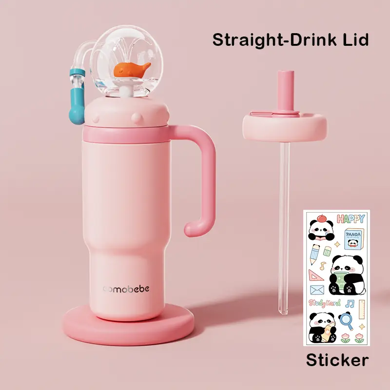 Pink+ direct-drink straw tip