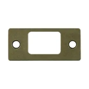 Deltana  2.75 x 1.25 in. Deadbolt Strike Plate, Antique