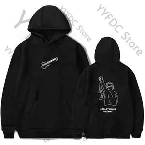 Boywithuke Line Pattern Hoodie Fashion Album Serotonin Dreams Men Women Autumn Sweatshirt Harajuku Hip Hop Punk Y2k Clothes  L47 ZE1