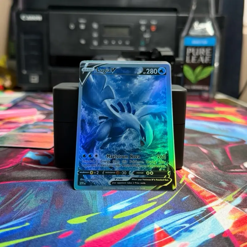 Lugia Fan Art Card | Custom Holographic Collectible | Pokémon Inspired