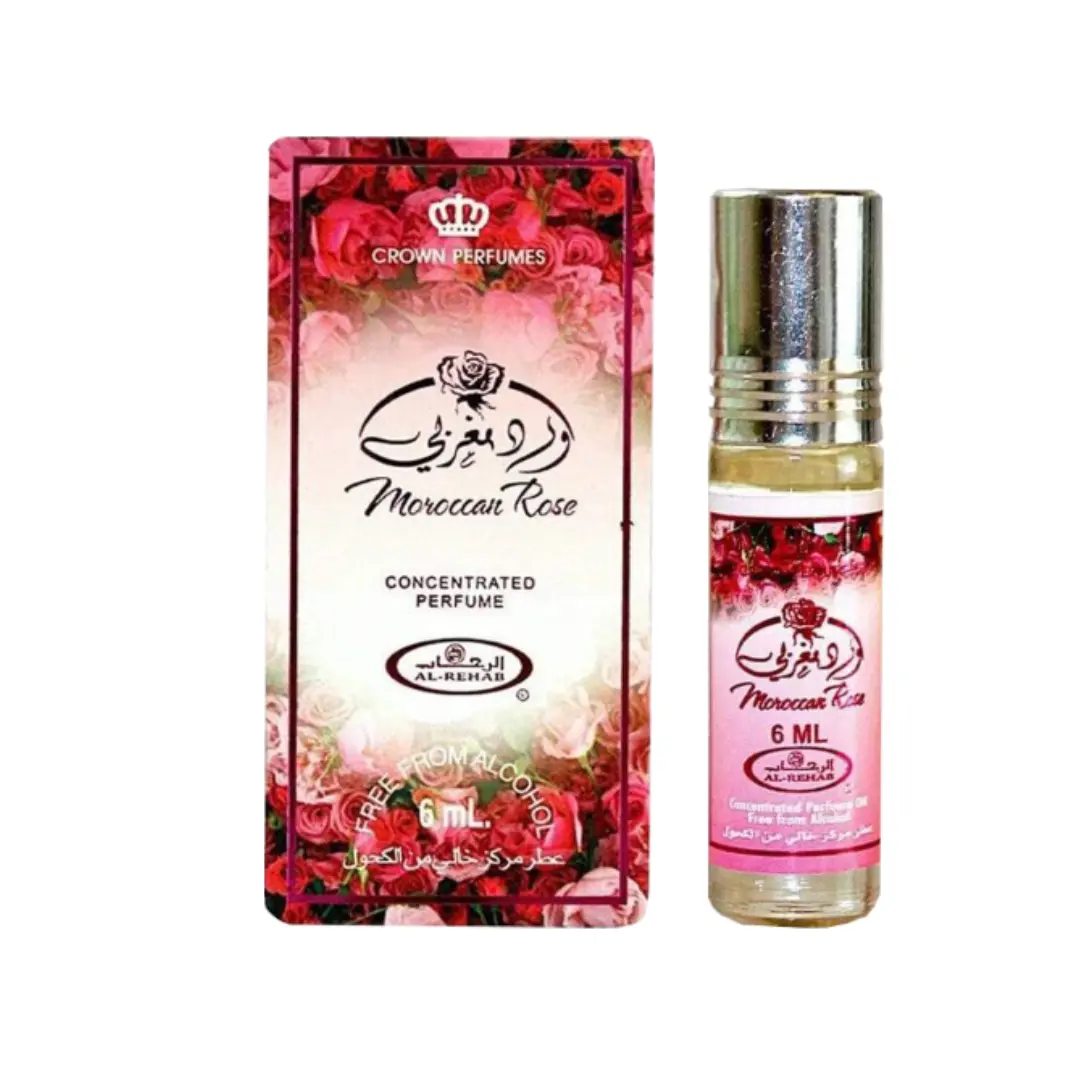 Moroccan Rose 6ml Perfume Oil by Al Rehab Arabian Fragrance Floral Essence Fragrance Moroccan Rose 6ml Perfume Oil by Al Rehab Arabian Fragrance Floral Essence Fragrance