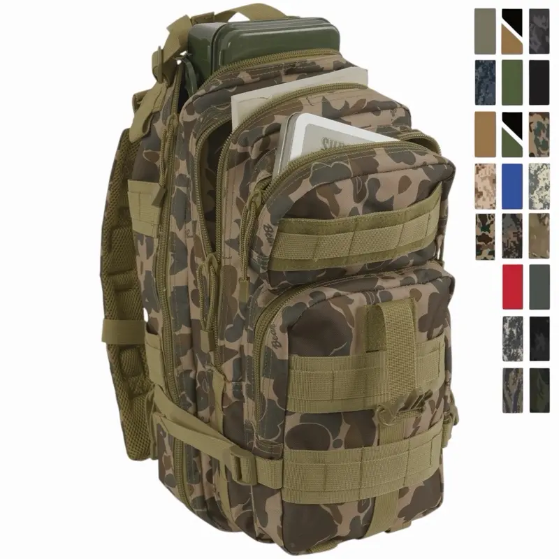 ROTHCO 25L Tactical Backpack, Water-Resistant 600D Polyester Bug-Out Bag for Adults with Concealed Carry, MOLLE, & Built-in Organizer