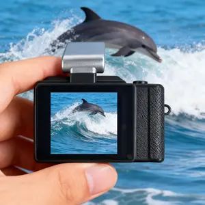 HD 1080P Mini Camera Retro Style, 1.44 Inch HD Screen, Long Lasting Battery, Includes 8GB TF Memory Card, Perfect for Photography & Video Recording