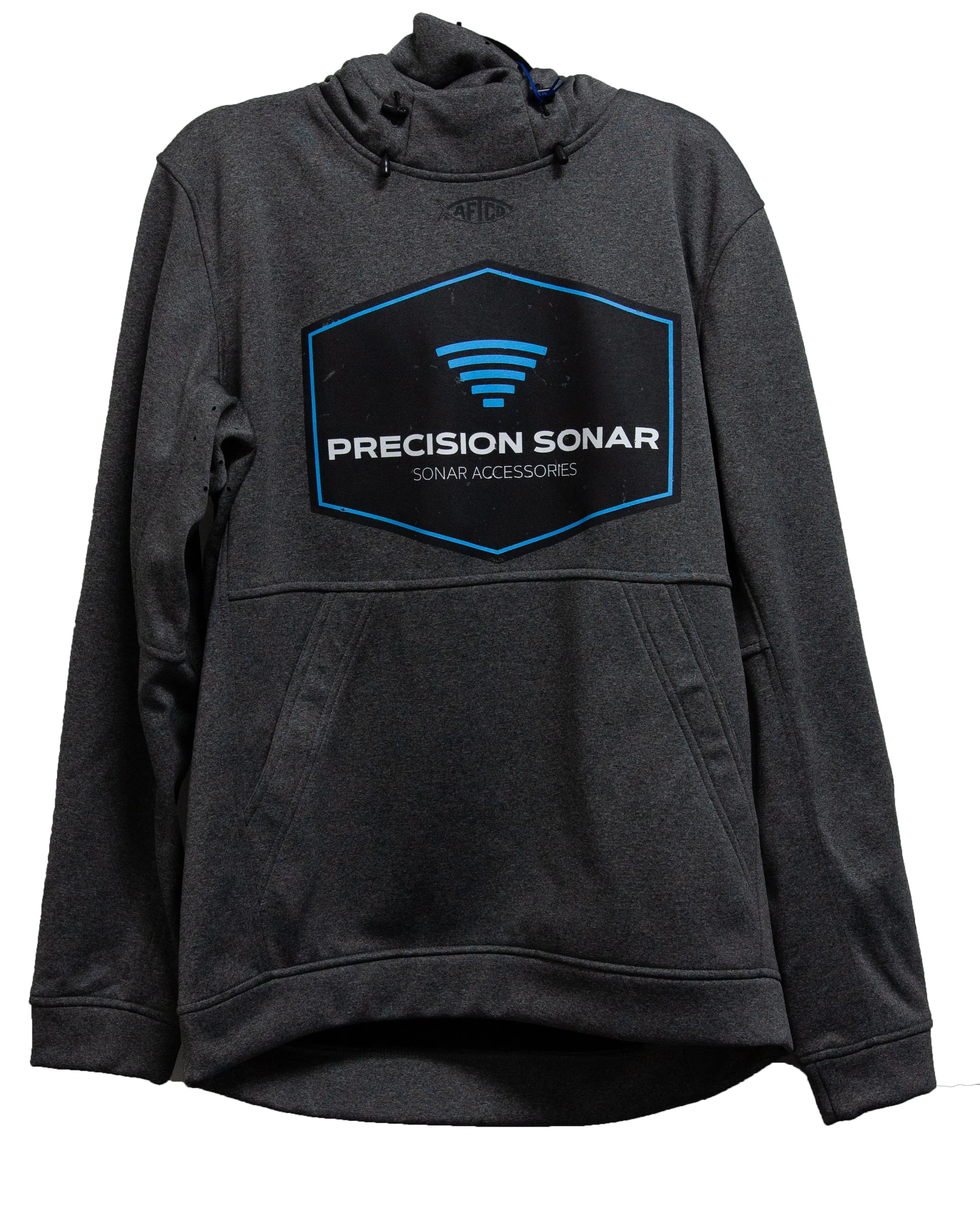 Reaper Men's Technical Microfleece Hoodie with Integrated Face Mask, Casual Warmer Pullover Tops with Vented Fabric, Menswear