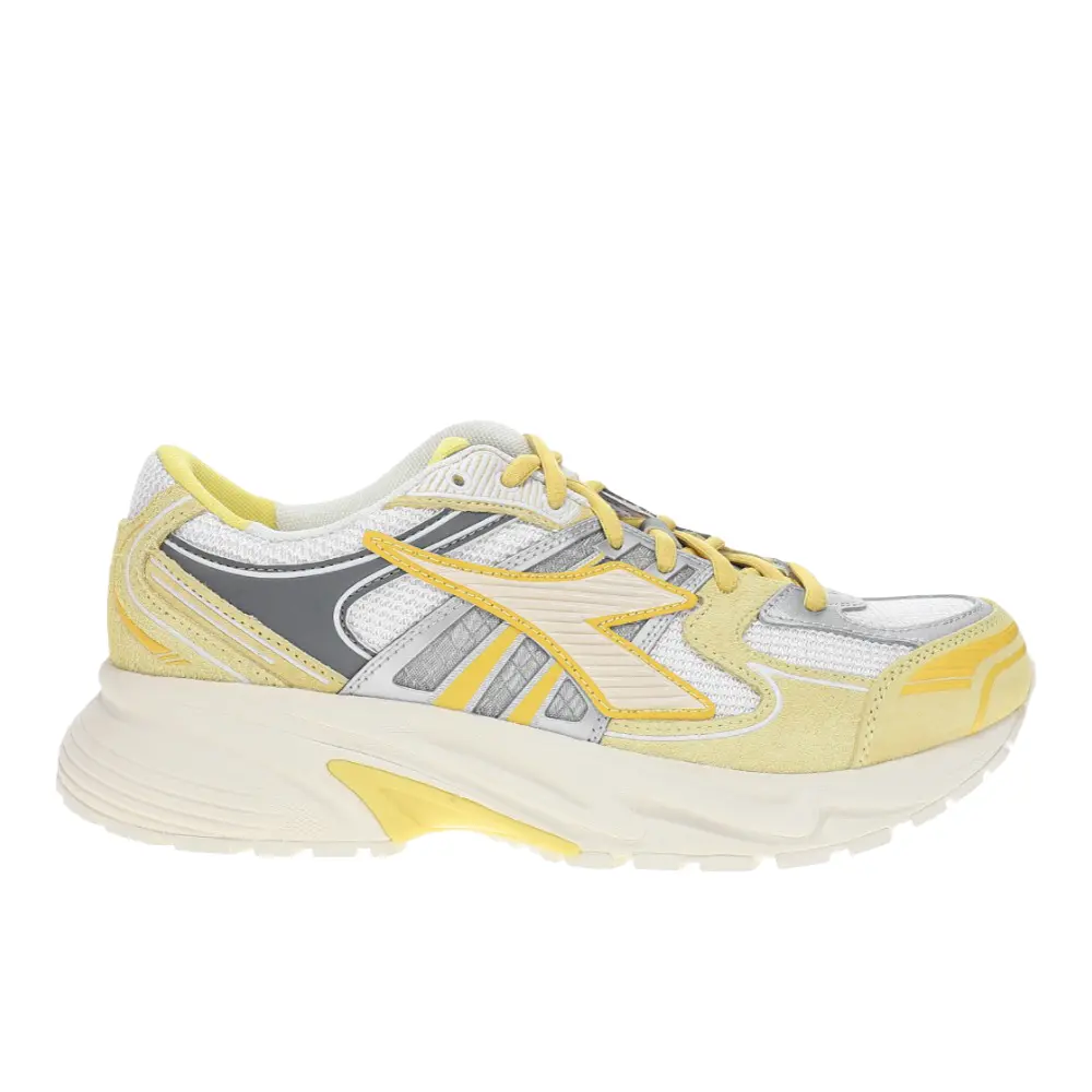 diadora Mens Mythos Star Lace Up Sneakers Shoes Casual - White