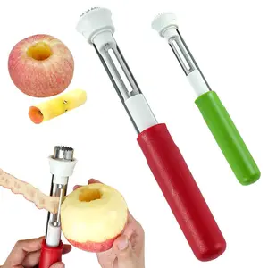 2in1 Apple Seed Remover & Peeler – Premium Stainless Steel Kitchen Gadget for Fast, Clean Fruit Prep, for Cored Apples, Pears, Bell Peppers and Cakes, Kitchen Gadget for Fruit and Vegetable