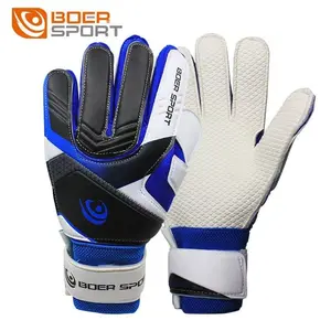 Boer Sport Youth Goalkeeper Gloves, Size 6/7/8, Finger Save & Breathable Soccer Goalie Gloves for Kids & Adults, Durable Design