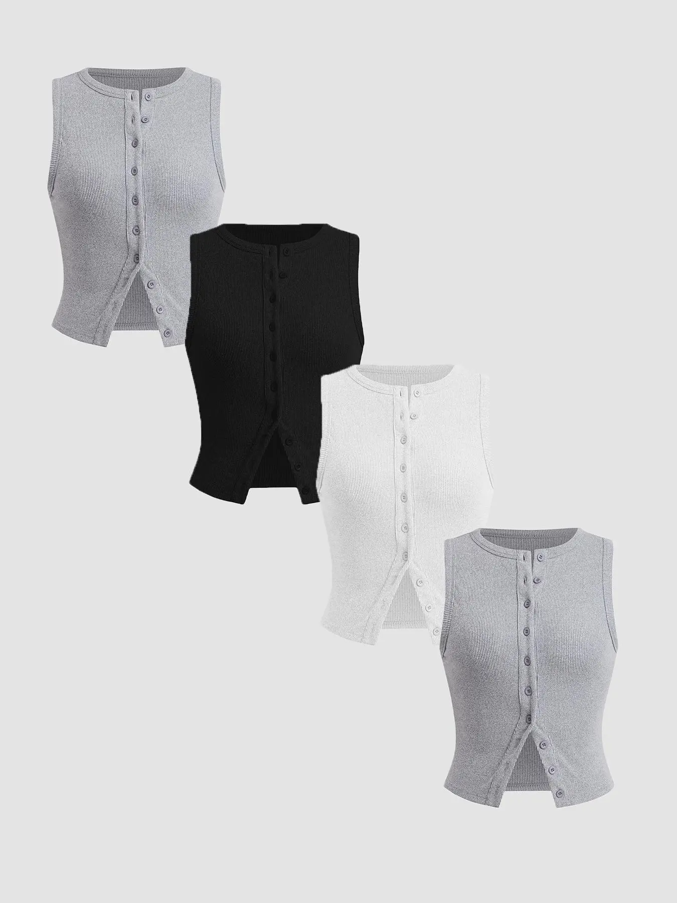 White*1 pc+Gray*2 pcs+Black*1 pc