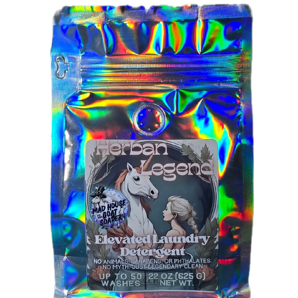 HERBAN LEGEND Elevated Laundry Detergent - Concentrated Powdered Laundry Detergent - No animals, parabens, or phthalates. Up to 50 Loads