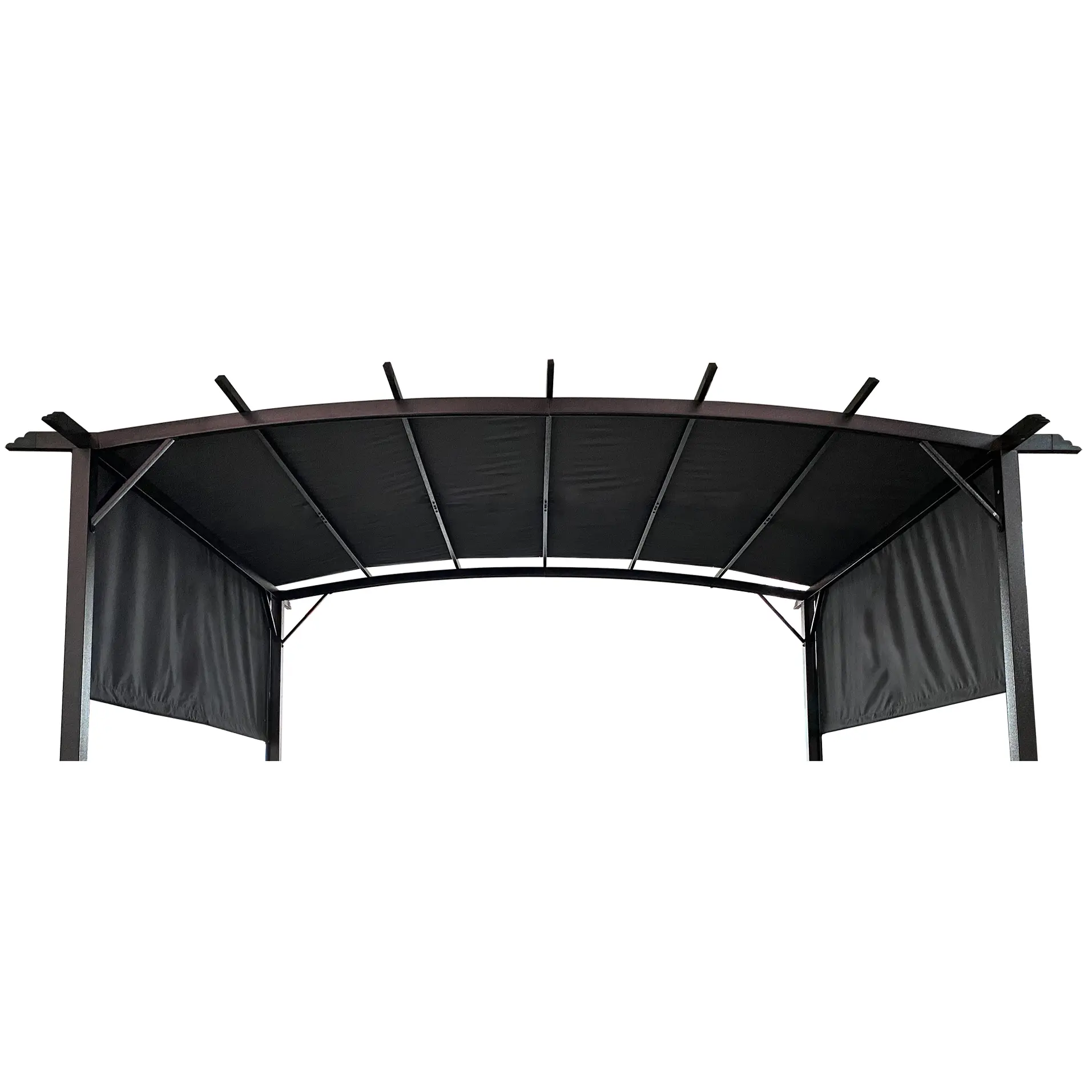 12x9 Ft  Universal Outdoor Pergola Replacement  Canopy Cover,Grey,sunshade,seek shelter from the rain,awnings(Using high-quality and premium materials),Suitable for gardens, terraces, backyards, swimming pools, and beaches,Waterproof and UV resistant,stro
