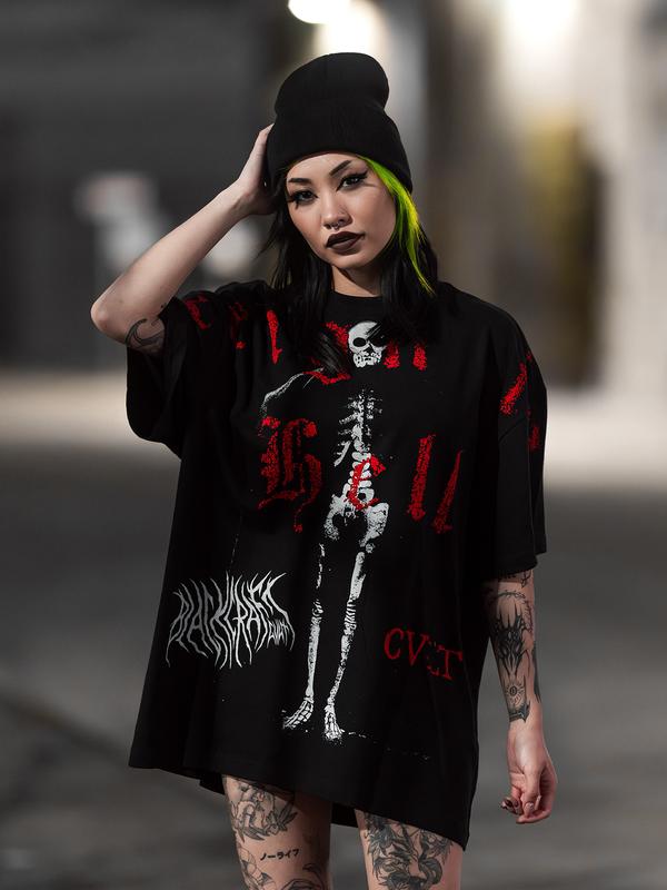 Reign In Hell Skeleton T-Shirt