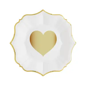 White Love Dessert Plates