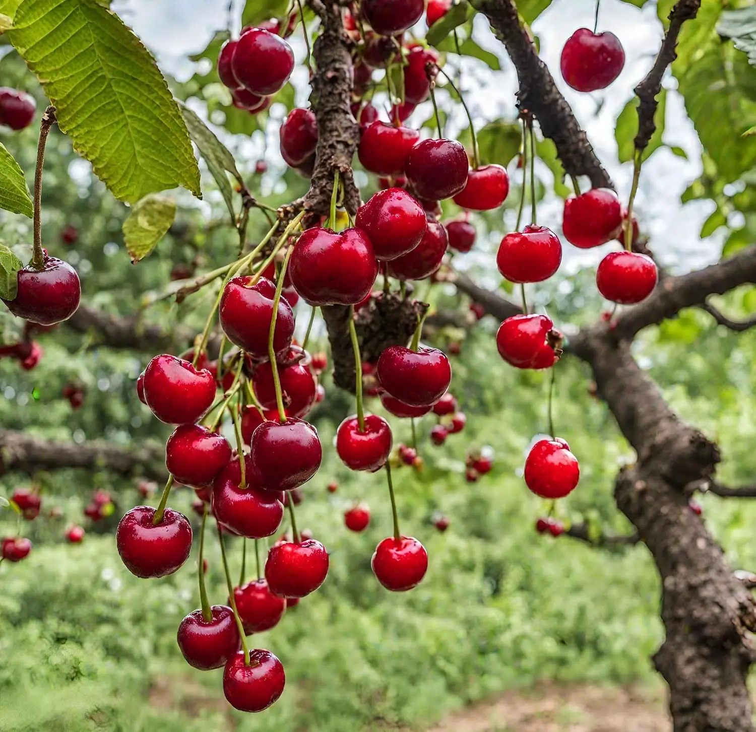 30 Cherry Seeds for Planting, Non-GMO Cherry Fruit Tree Seeds for Indoor & Outdoor Growing, Sweet Fruit Plant for Home Garden