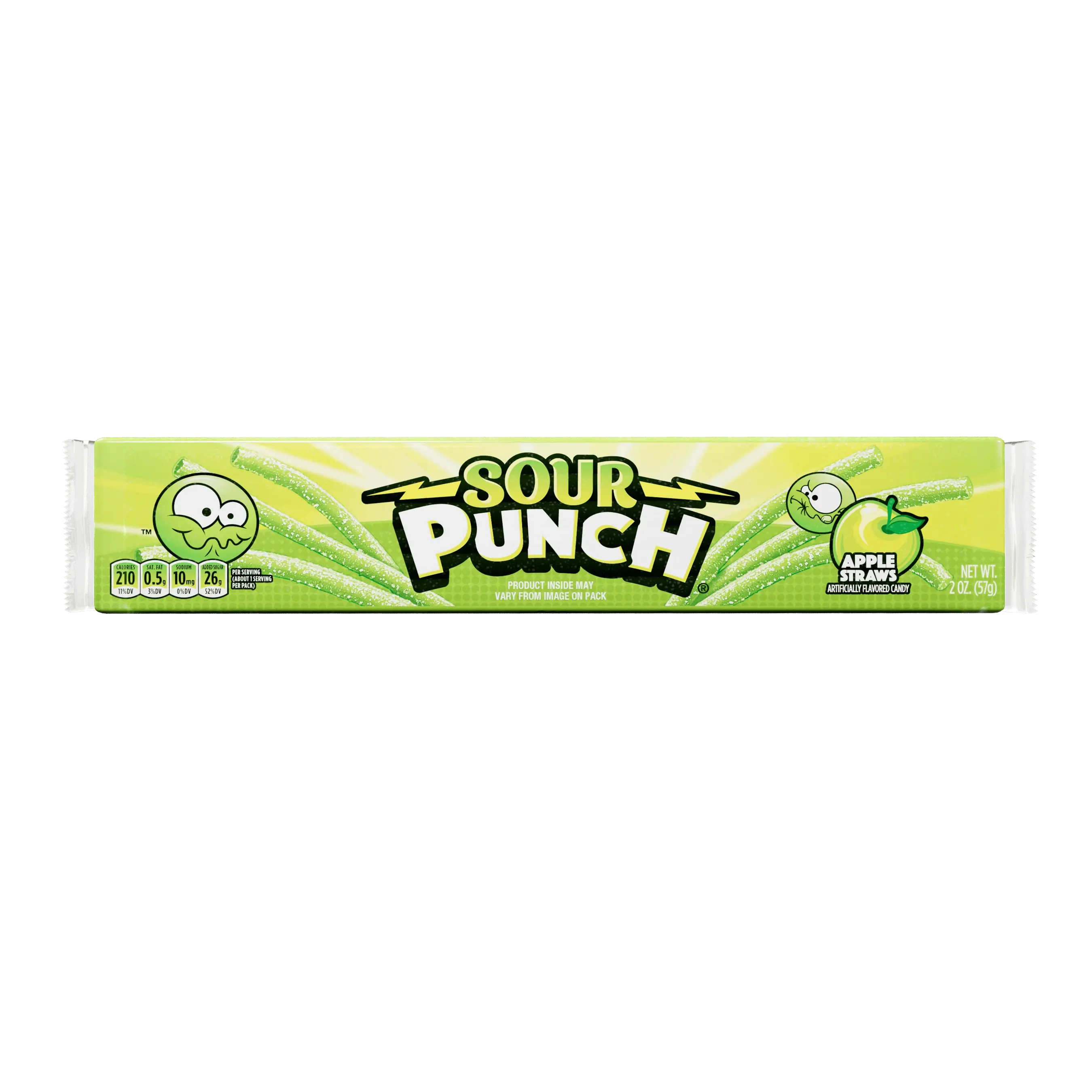 Sour Punch Apple Straws, 2oz Tray Sour Punch Apple Straws, 2oz Tray