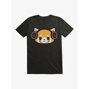 Aggretsuko Metal Headphones Unisex T-shirt Sweatshirt Hoodie, Trending Shirt, Gift for Him