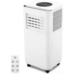 10000 BTU Portable Air Conditioner for 450 Sq.Ft Rooms, 3-in-1 Quiet AC Unit with Remote Control, 24H Timer & Installation Kits for Bedroom, Dorm, Apartment