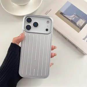 Anti-Slip Corrugated Matte Phone Case, Premium Hard PC Shockproof Protective Cover For iPhone 17 16 15 14 13 Pro Max Plus Air[NOT METAL]