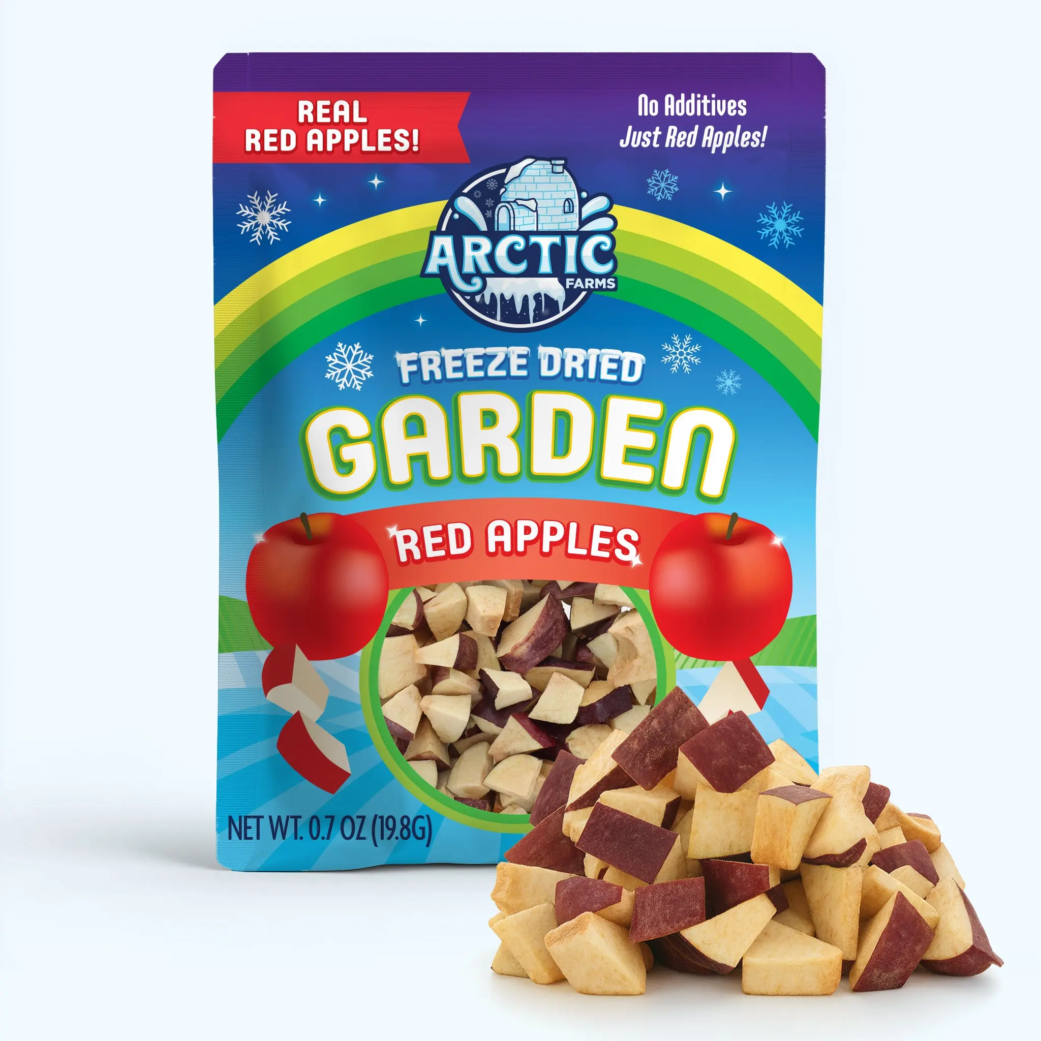Freeze Dried Red Delicious Apple Bites Freeze Dried Red Delicious Apple Bites