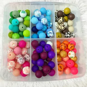 300-Piece 16mm Silicone Bead Set for DIY Crafts — Premium color selection and versatile design make it perfect for jewelry and decorative projects.
