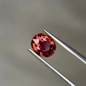 1.16 ct Natural Tourmaline (Rubellite) Purple Red – Oval Cut – AIG Certified