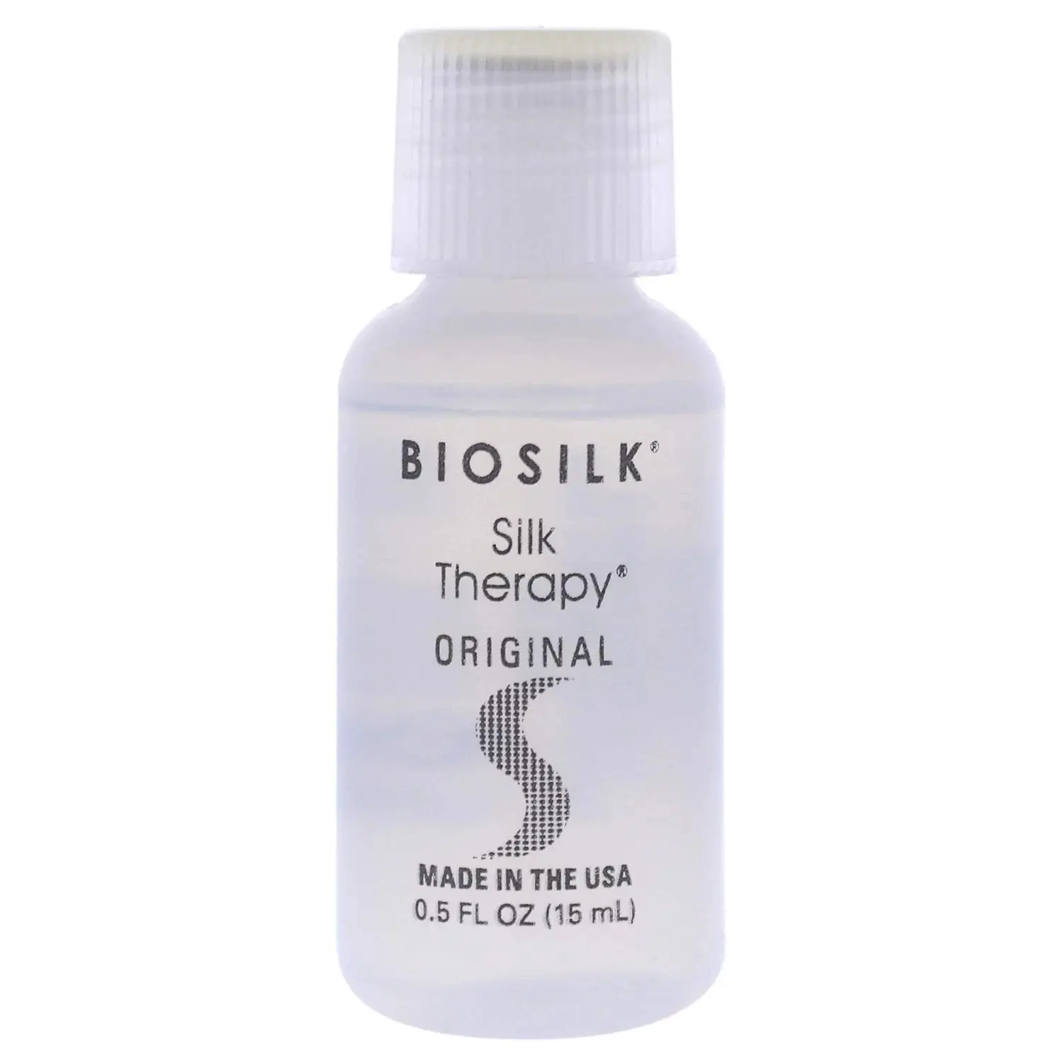 BioSilk Silk Therapy Original Reconstructing Leave-In Hair Treatment - Shine-Boosting, Split End-Preventing, Sulfate-, Paraben-, Cruelty-Free, 0.5Oz