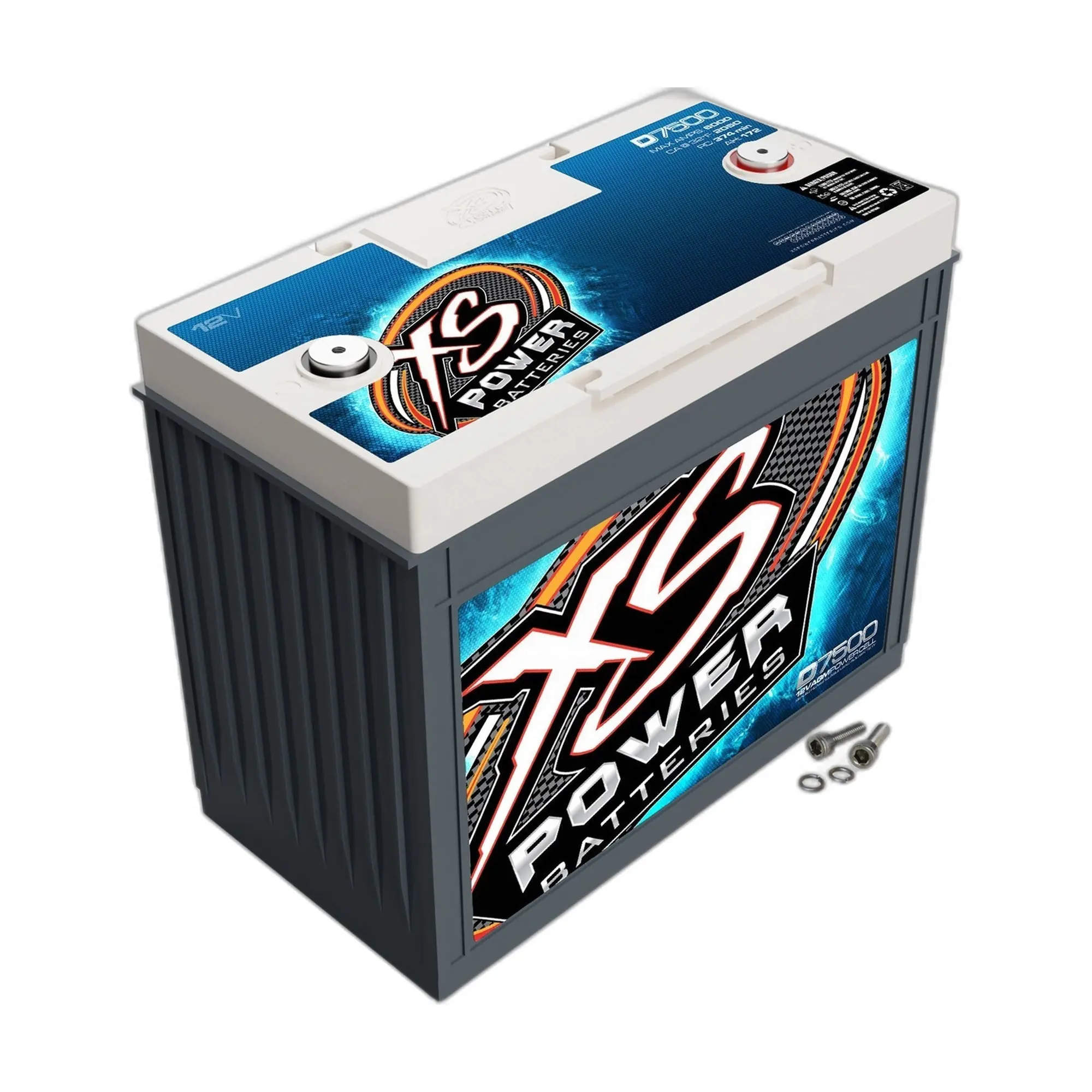 XS Power D7500 Group GC12, 12V AGM Car Audio Battery