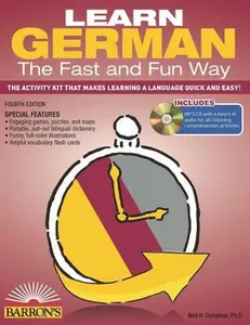 USED-Learn German the Fast and Fun Way with Online Audio [With German-English and MP3] by Donahue, Neil H. (Paperback)