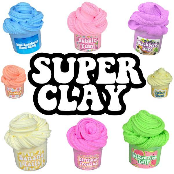 Super Clay Slime DIY Soft & Squishy Clay Scented Slime Sensory Clay