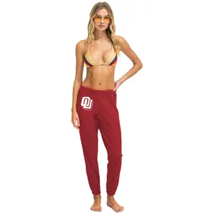 UNIVERSITY OF OKLAHOMA BOLT UNISEX SWEATPANTS - CRIMSON