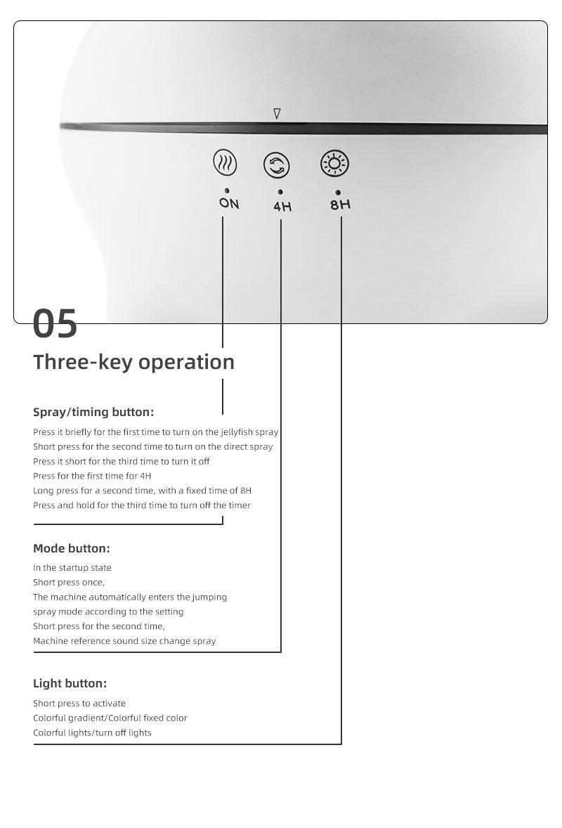 Dynamic Jellyfish Aroma Diffuser with Sound-Reactive Mist Multi-Color Light-Changing Remote Control & Smart Timer 250ml Home Ambient Scent Humidifier