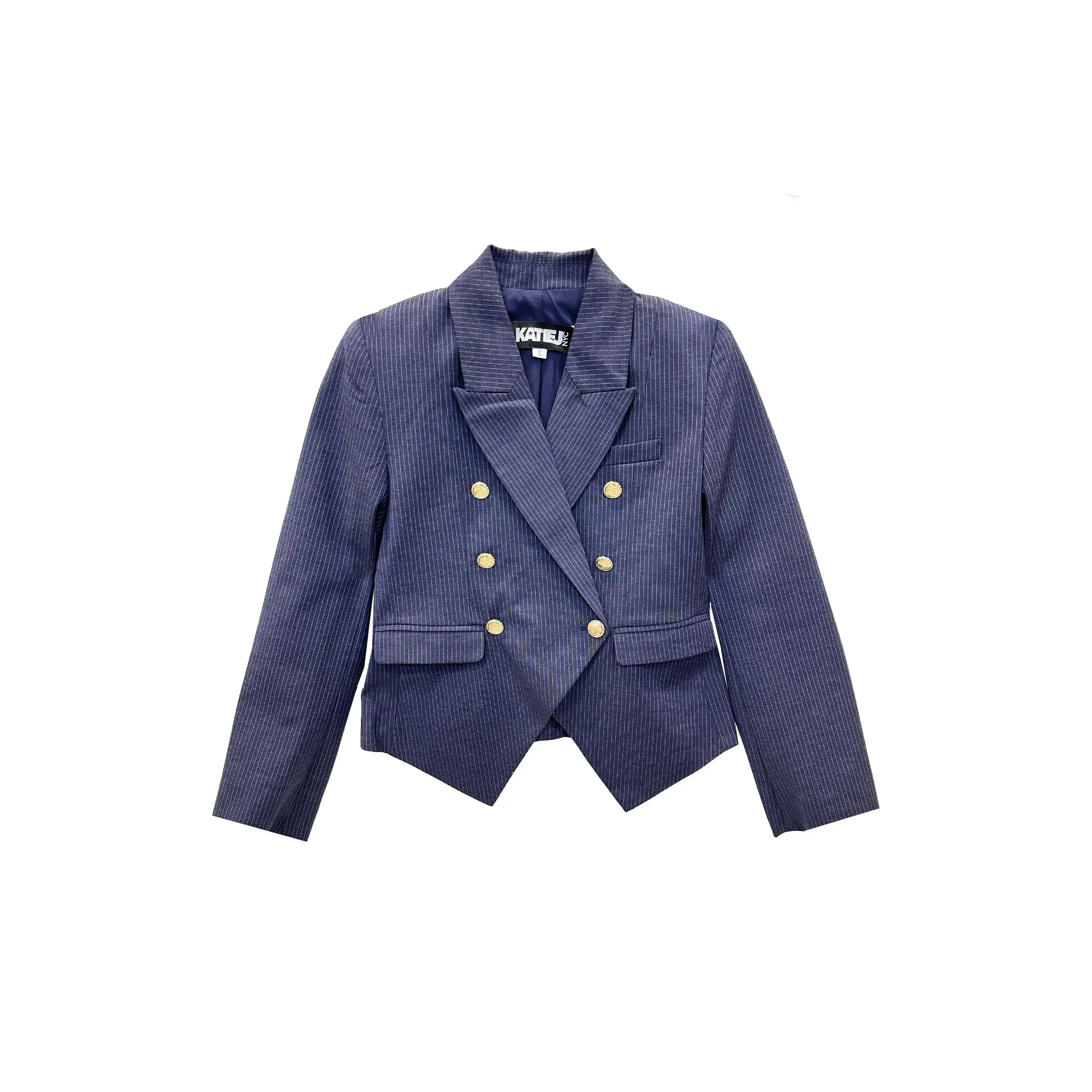 JUNIOR VICTORIA JACKET IN PINSTRIPE - FINAL SALE
