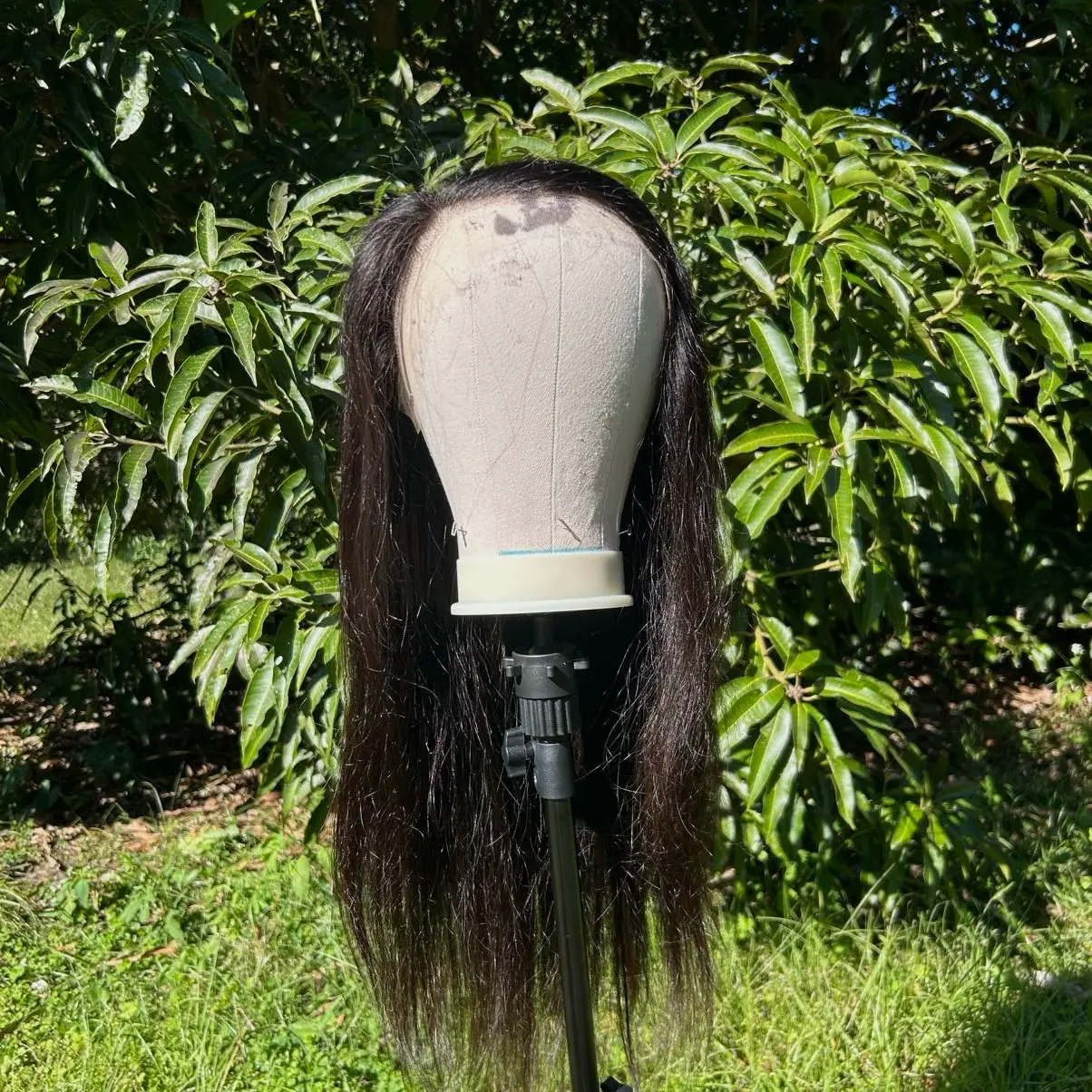Royalty Straight Frontal Wig density transparent