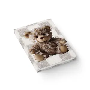 Cuddly Bear Journal - Perfect for Kids, Gift for Teddy Bear Lovers, Cute Notebook for Writing, Birthday Present, Dream Journal