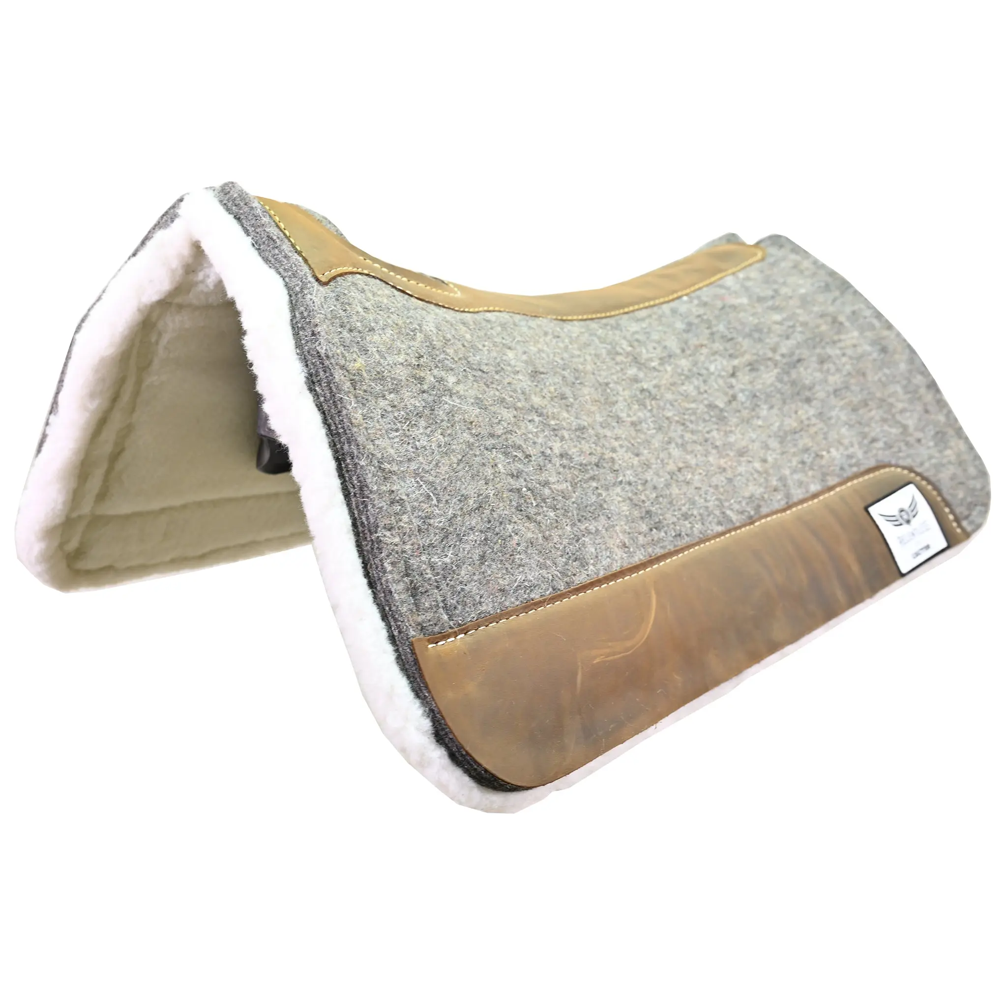 Cactus Saddlery Relentless 1" Extreme Felt Gel Contoured Roper Saddle Pad- 30" X 31"