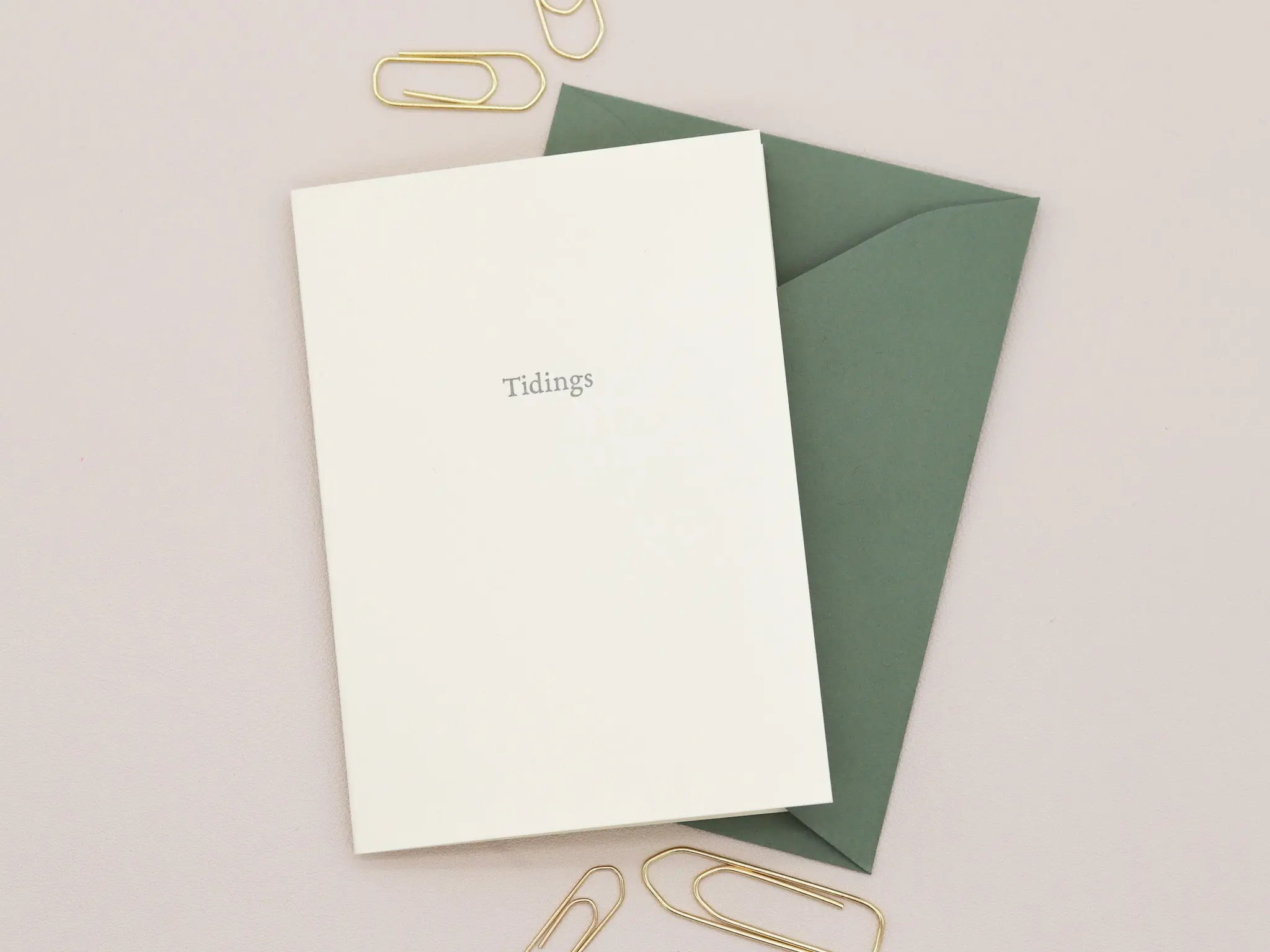 Tidings Greeting Card