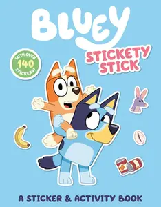 Bluey: Stickety Stick: A Sticker & Activity Book: With Over 140 Stickers -- Penguin Young Readers Licenses - Paperback