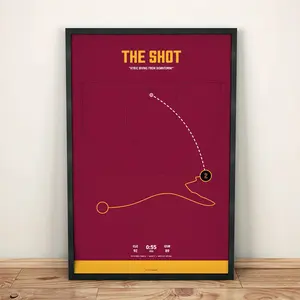 Cavs Kyrie Irving The Shot Print, Poster No Frame, Home Decor, Wall Art