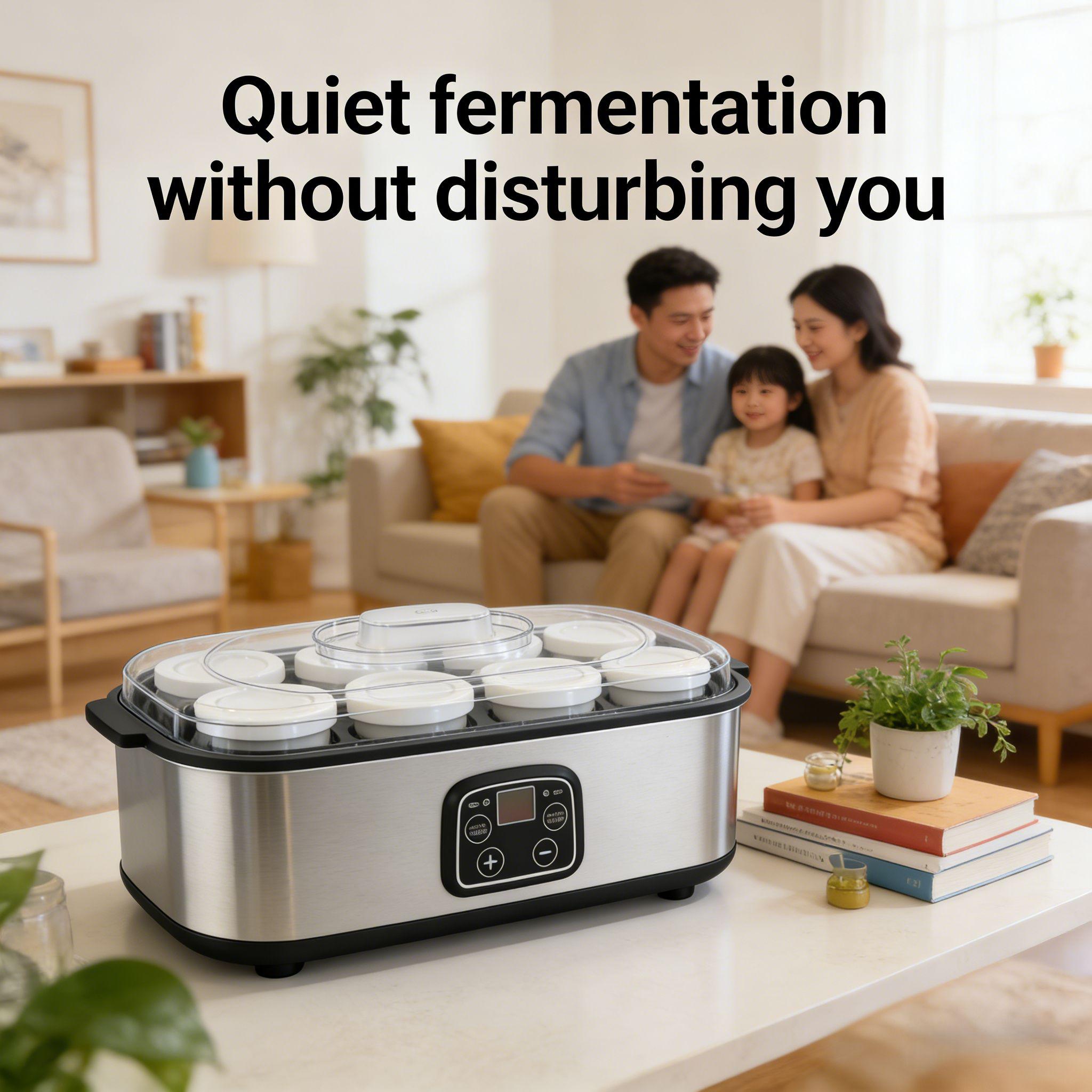 Homemade Yogurt Maker with 5 FREE Kitchen Tools - Healthy, Fresh Yogurt Anytime!