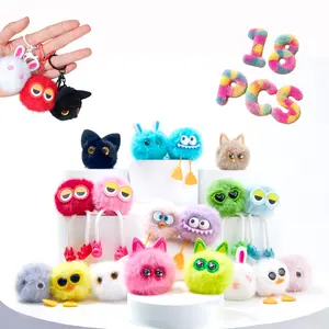 OMyFav 18 PCs Kids Keychains - Cute Keychains for Birthday Goodie Bags, Classroom and Carnival Prizes