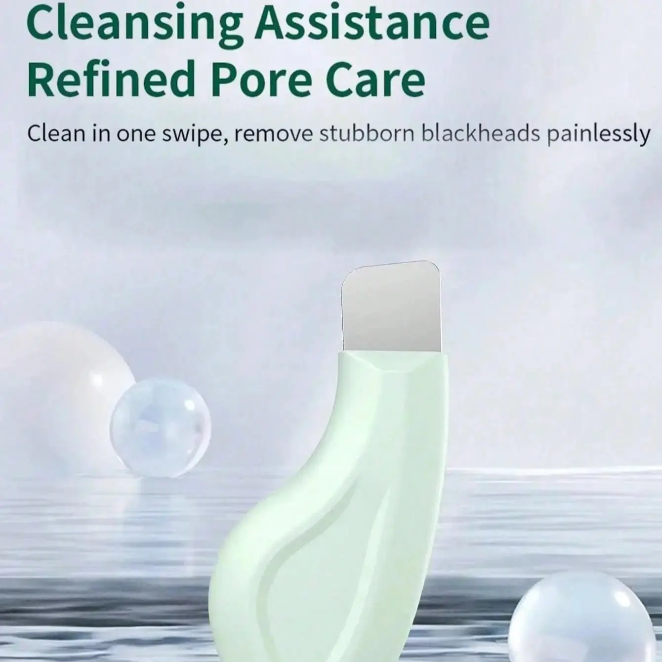 Blackhead Extraction Tool, Gentle Pore Cleanser, Silicone Facial Scraper, Deep Cleaning, Unisex Skincare Tool, Facial Cleansing Tools, Blackhead Removal
