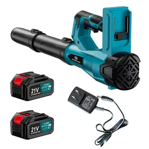 ZEEKMUSS Brushless Cordless Leaf Blower, 2*21V Batteries, 6 Adjustable Speed Modes 650 CFM, Making It Suitable For Lawn Care, Patio Cleaning, And Dusting.