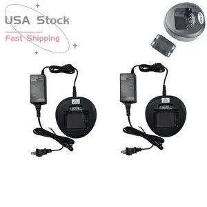 2X CD-58 Rapid Charger Set For Vertex Standard VX-261 VX-451 VX-454 VX-459 Radio