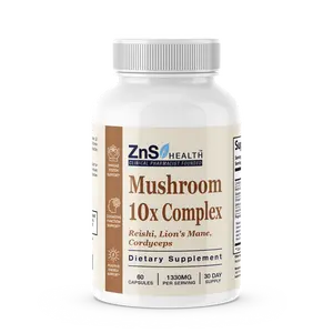 Advanced Mushroom Complex for Immune System & Wellness  Organic Mushroom Blend Capsules, Natural Support for Everyday Health