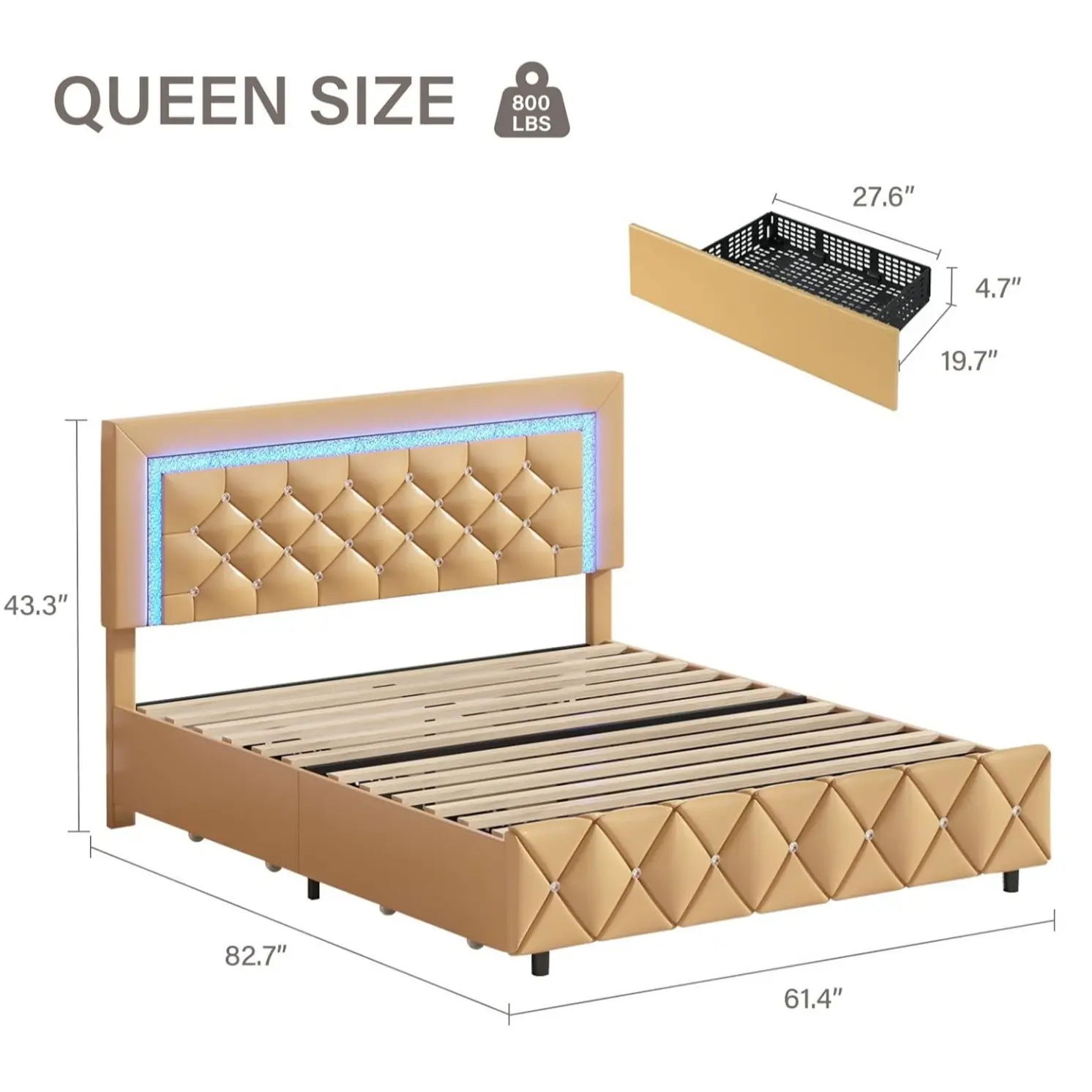 Queen Size Yellow