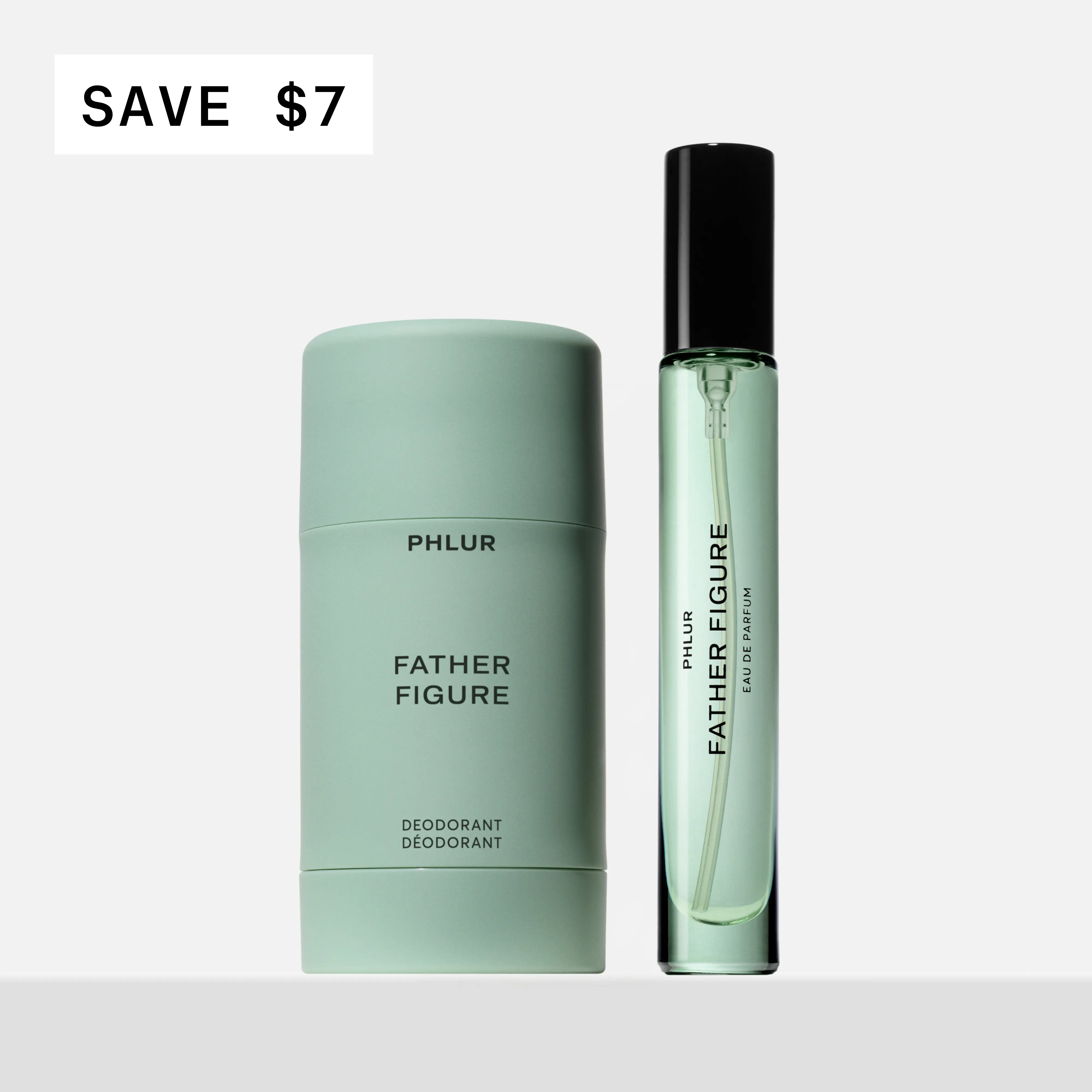 PHLUR Father Figure Layering Duo - Natural Deodorant + Eau de Parfum Set - 48-Hour Odor Protection, Aluminum Free PHLUR Father Figure Layering Duo - Natural Deodorant + Eau de Parfum Set - 48-Hour Odor Protection, Aluminum Free