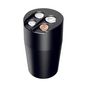 Coin Holder for Car Large Capacity Change Holder for Car Universal Car Coin Holder Organizer and Sorter and Truck Accessories (CNH1, 1PACK)